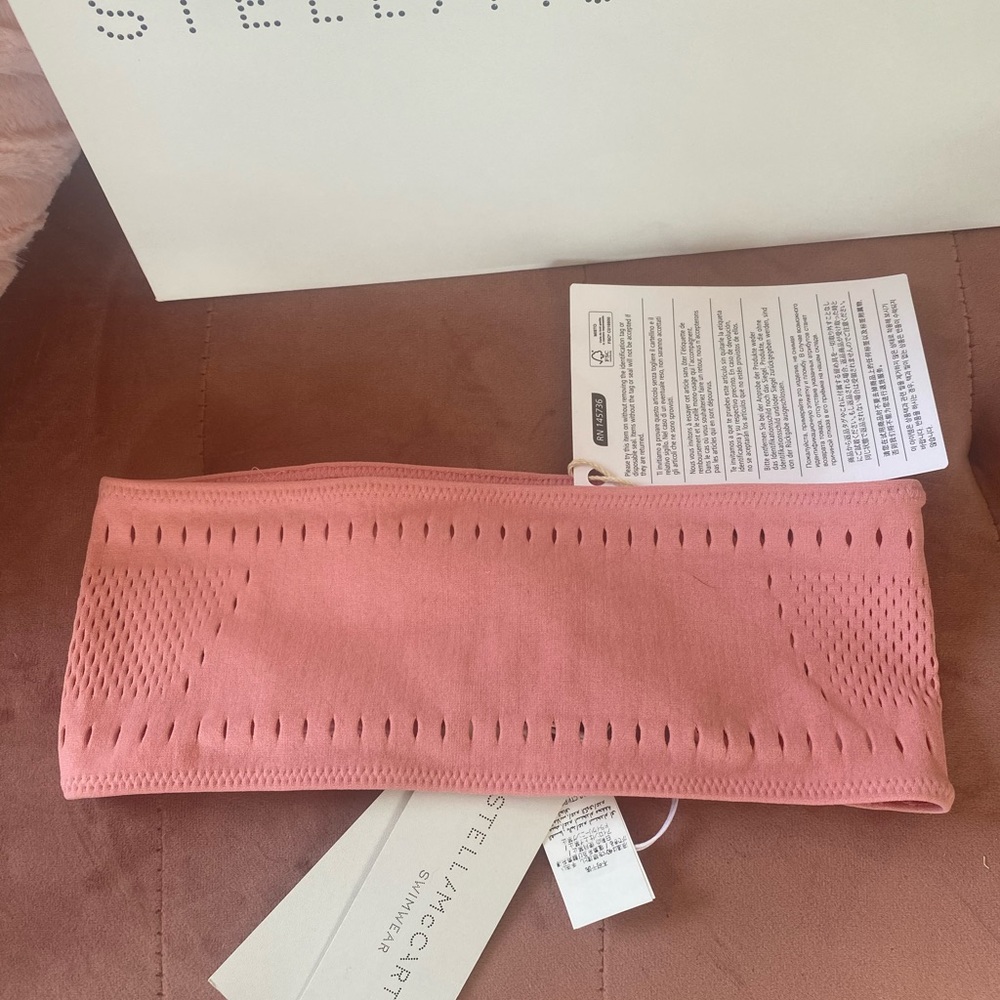NWT STELLA MCCARTNEY Bandeau Swim Bikini Top Bra